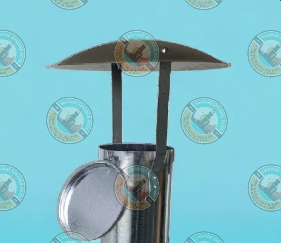 Smudge pot diversion cap